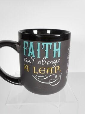 Faith Isn’t Always A Leap One Step Ceramic Mug Cup Abby Press Motivation Inspire